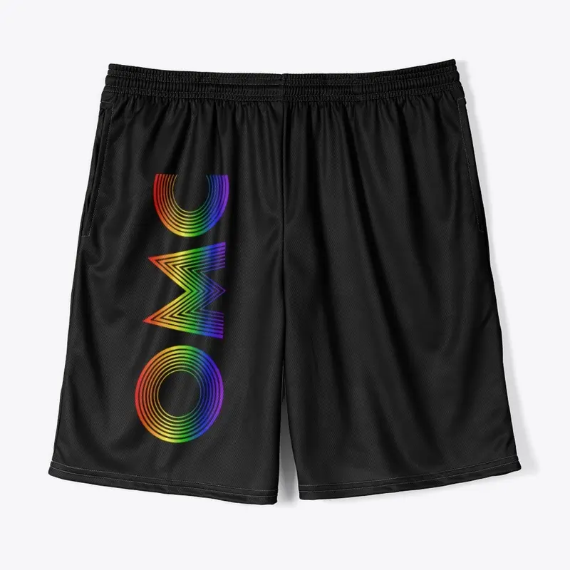 OMC Rainbow Logo Jersey Shorts