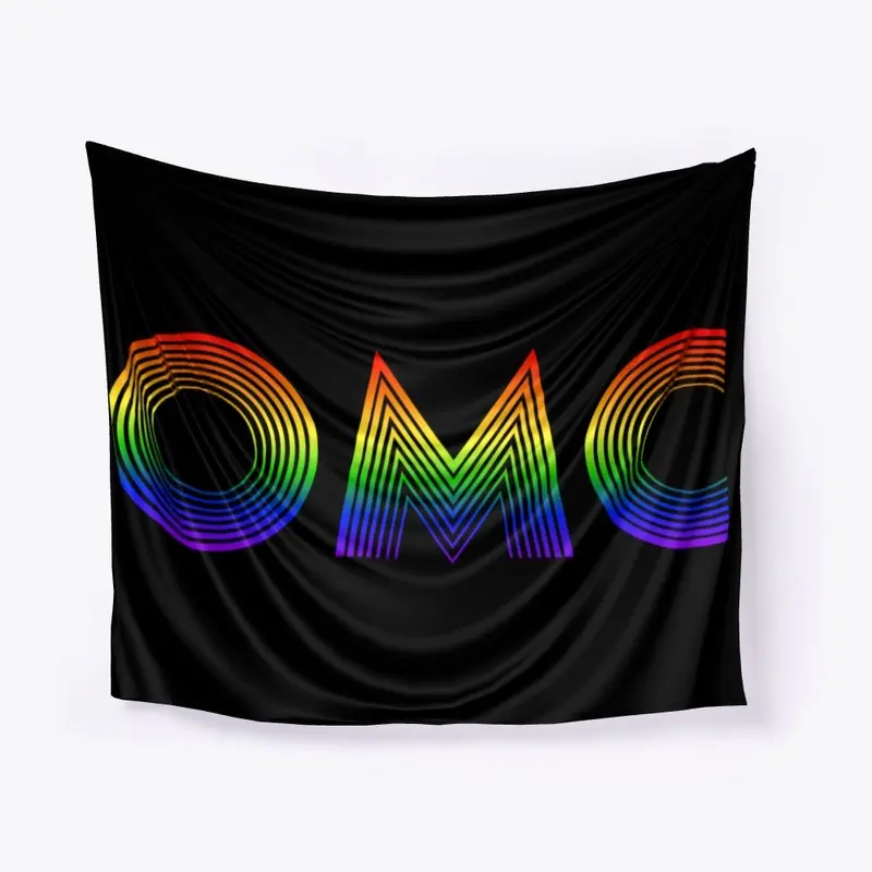 OMC Rainbow Logo Wall Tapestry