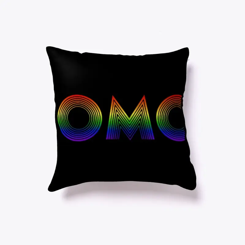 OMC Rainbow Logo Pillow